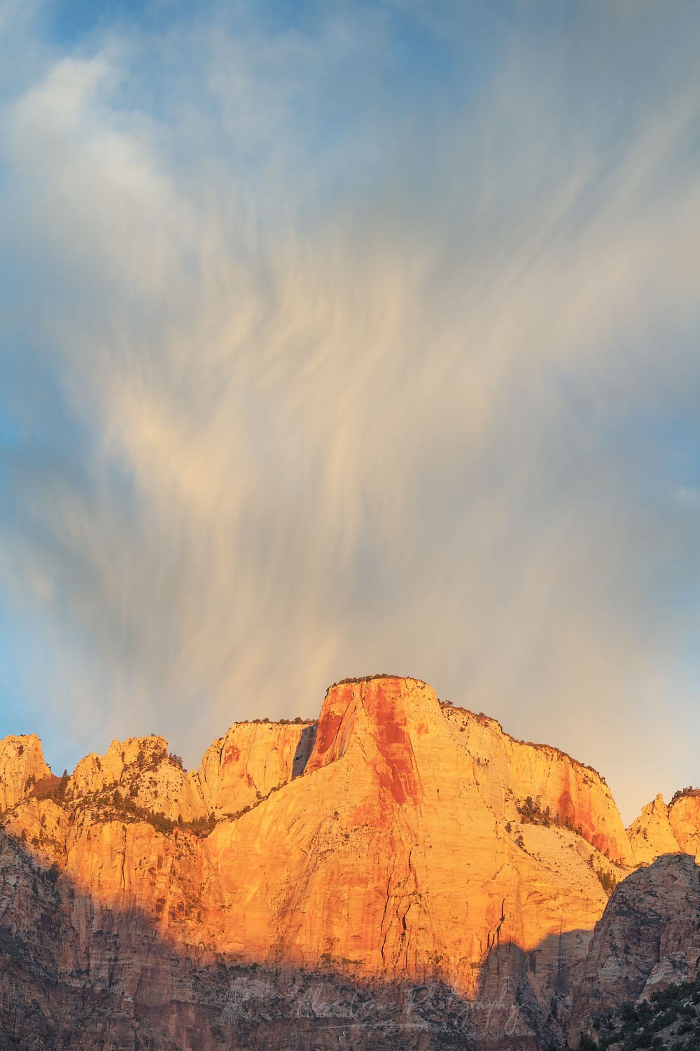 Sunrise at Towers of the Virgin Zion National Park Utah #76641