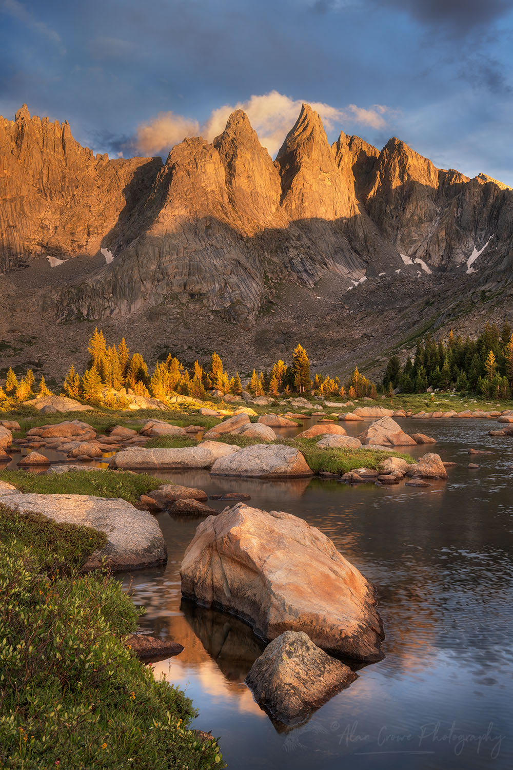 Shadow Lake, Bridger Wilderness. Wind River Range Wyoming #78143or
