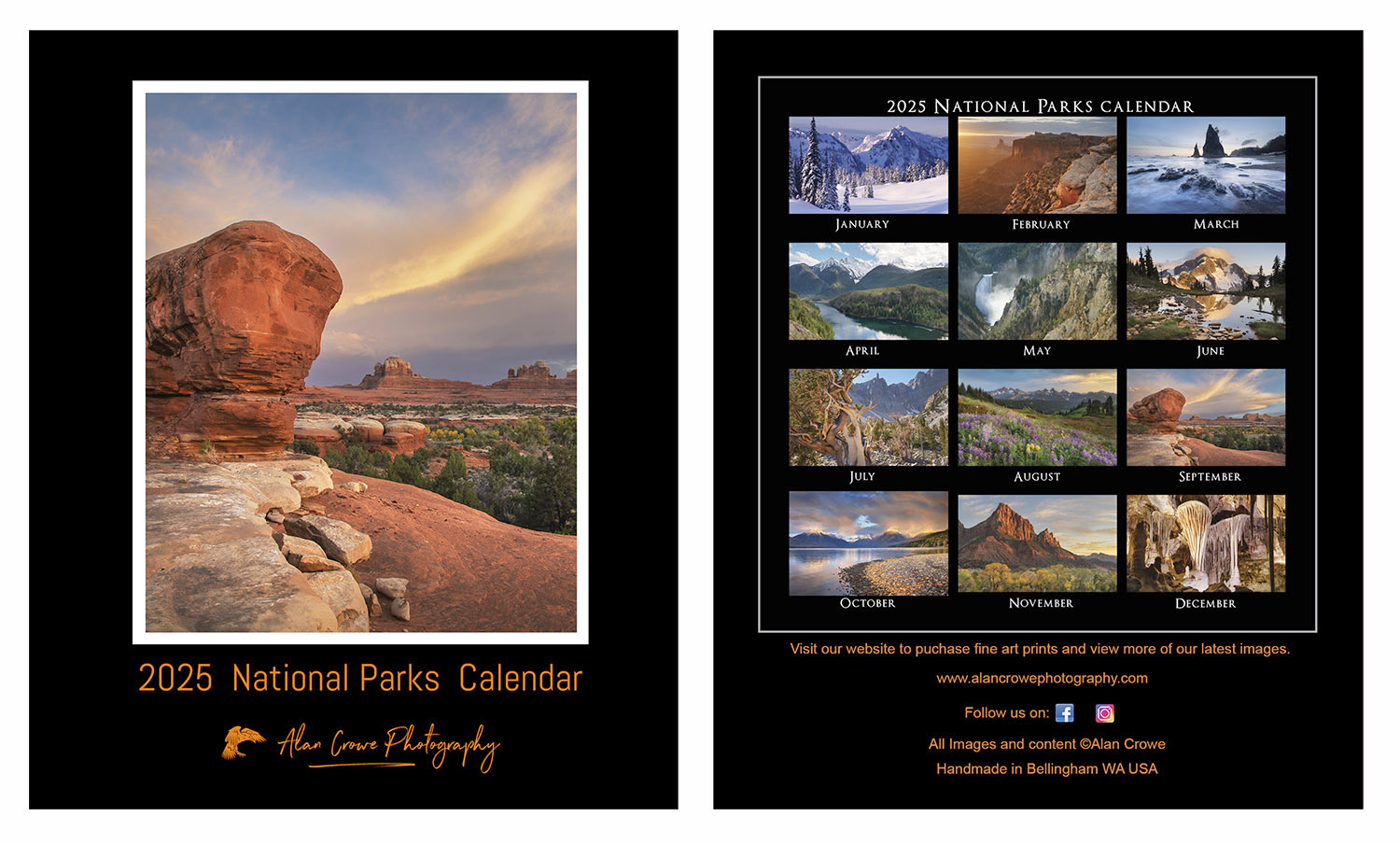 2025 National Parks Desktop Calendar 2025 National Parks Desktop Calendar