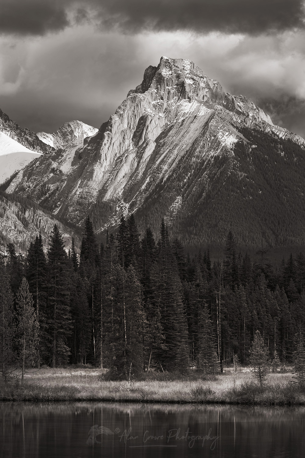 Kananaskis Country, Canadian Rockies, Alberta Canada #81453bw