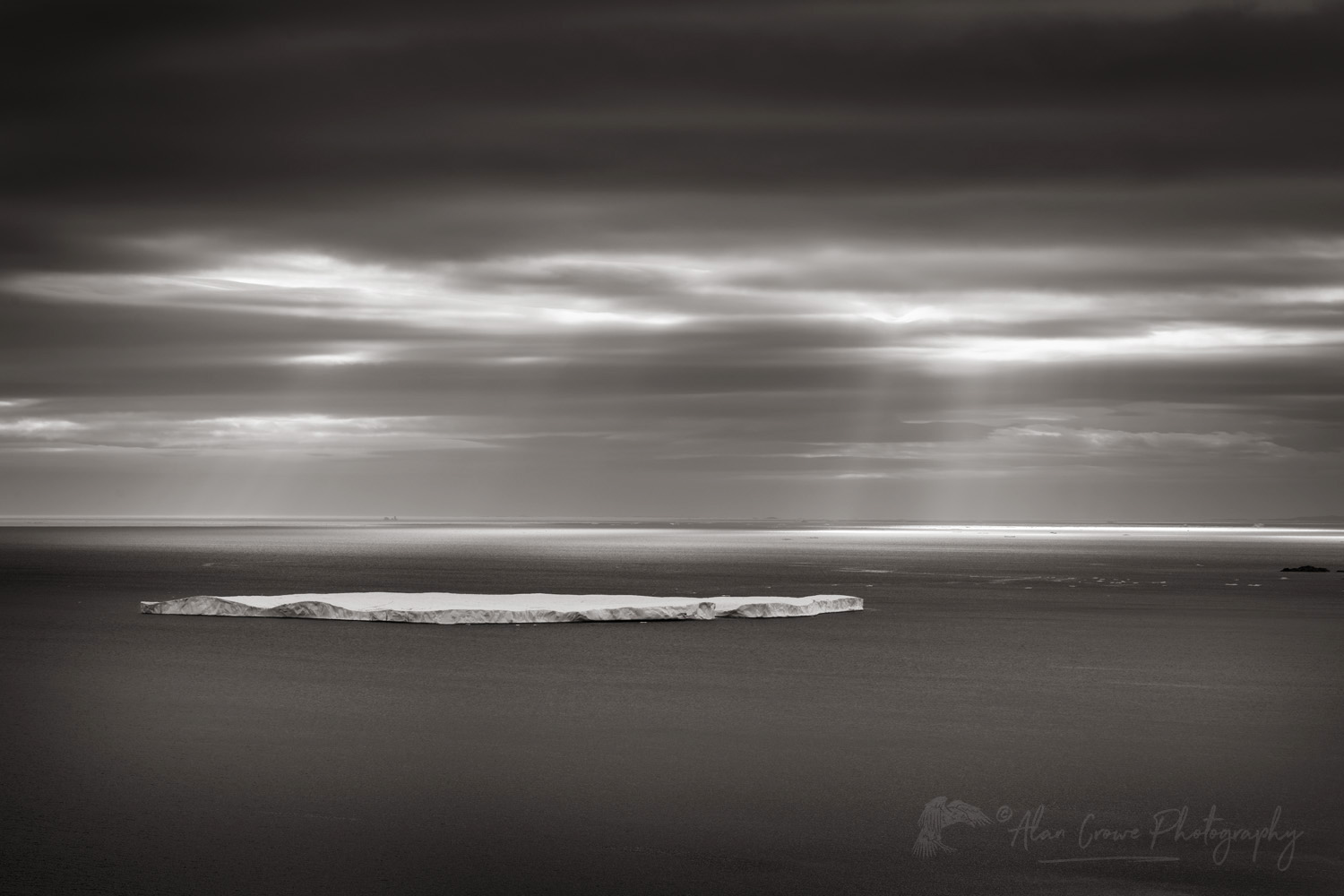 Tabular iceberg near Twillingate, Newfoundland and Labrador Canada #79747bw