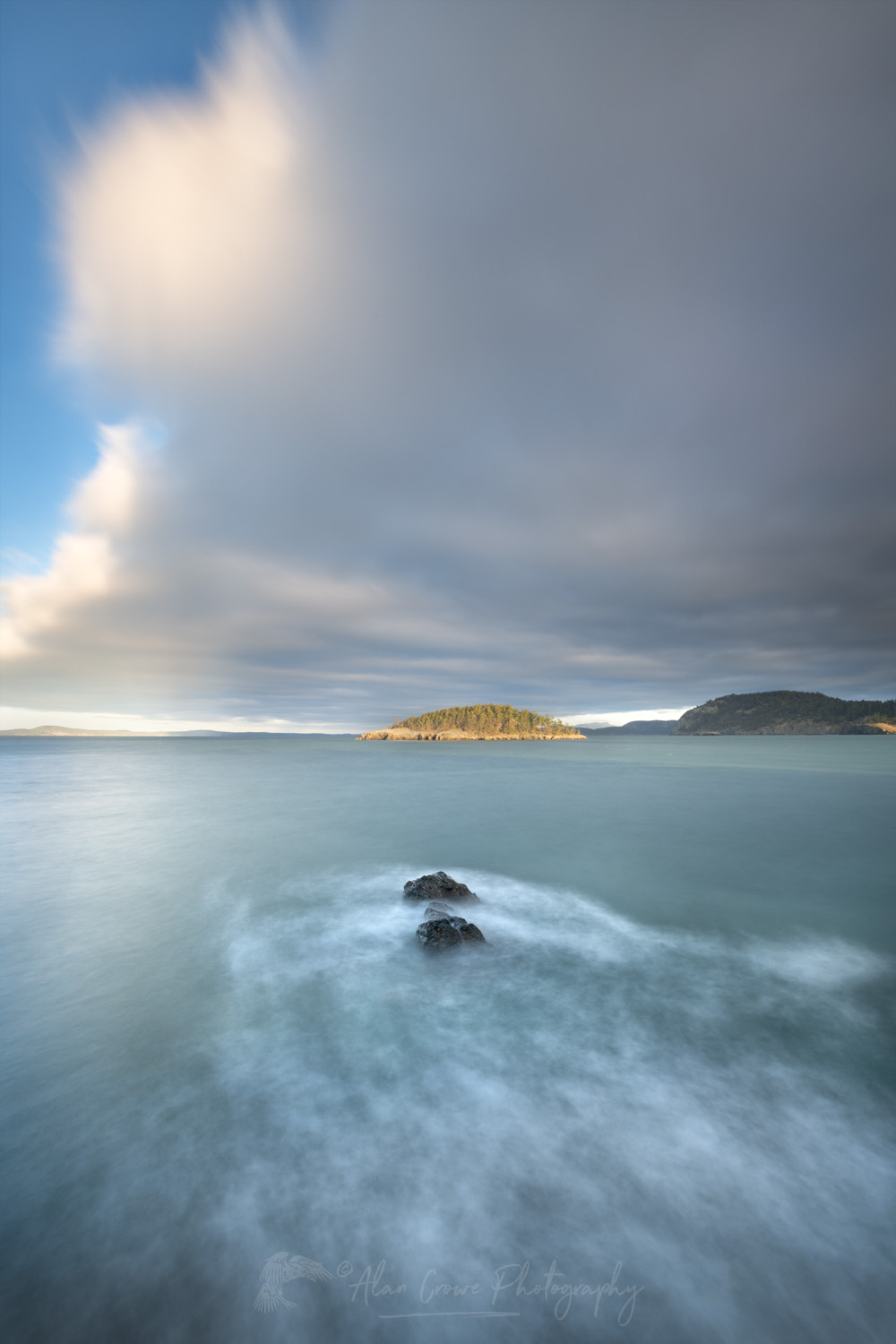 Sunrise clouds over Decewption Pass, Deception Pass State Park, Washington #78957