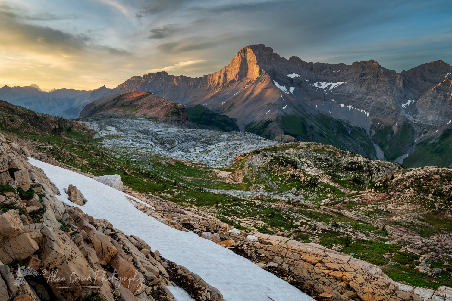 Mount Joffre seen from Limestone Lakes Basin in Height of the Rockies Provincial Park British Columbia #86453