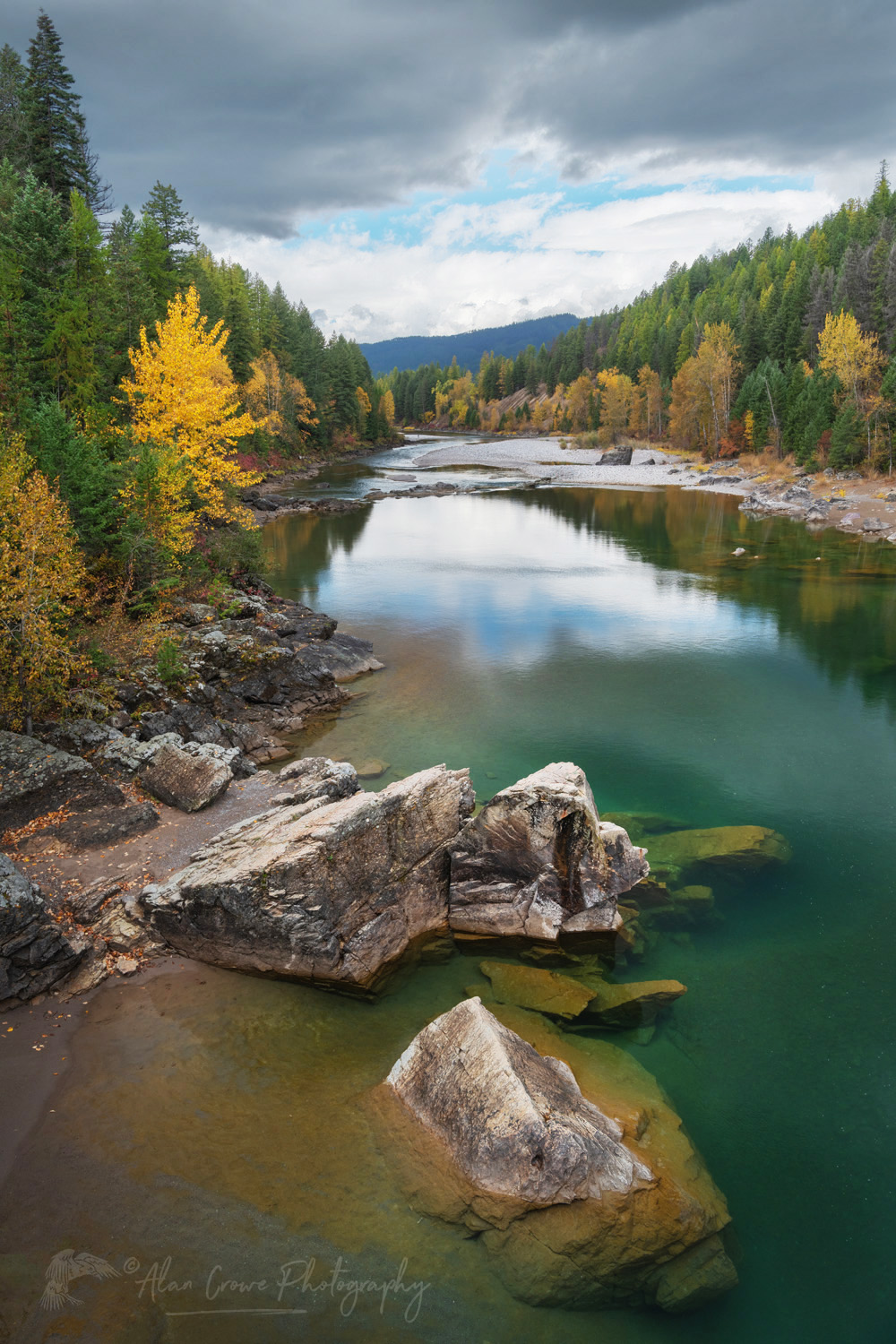 Middle Fork Flathead River Glacier National Park Montana #87346